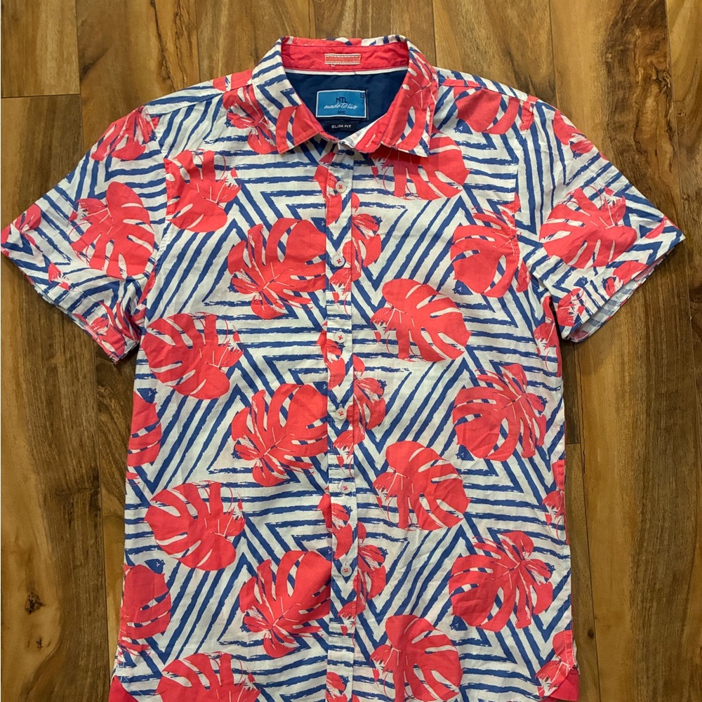 MTL Made to Live NYC Shirt - mens size M slim fit